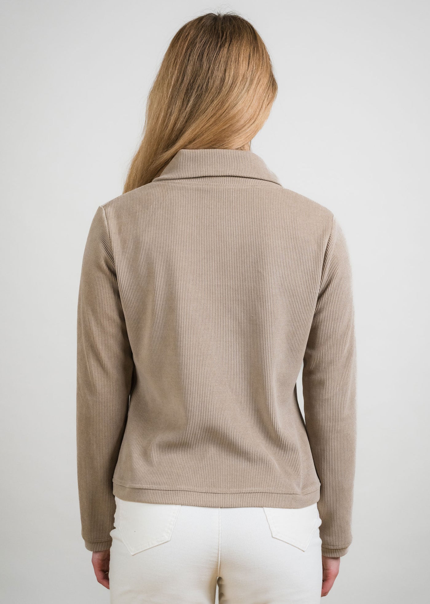 Asymmetrical Zip Jacket With Snap Detail Lisette L