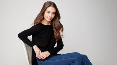 Knit Sweater With Lace-Up Cuffs - Dream Pants