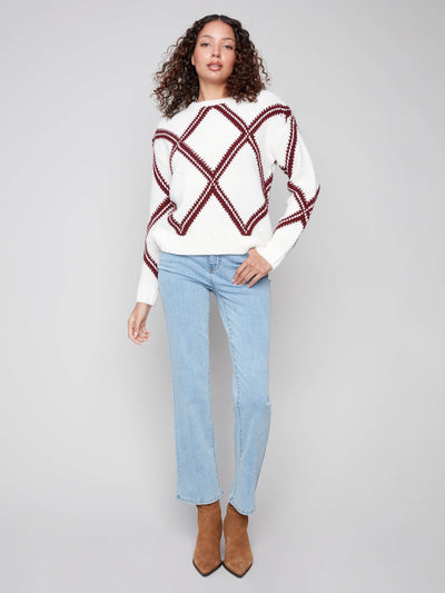 Diamond Crew Neck Sweater - Dream Pants