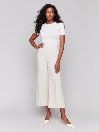 Cropped Wide Leg Pants Charlie B