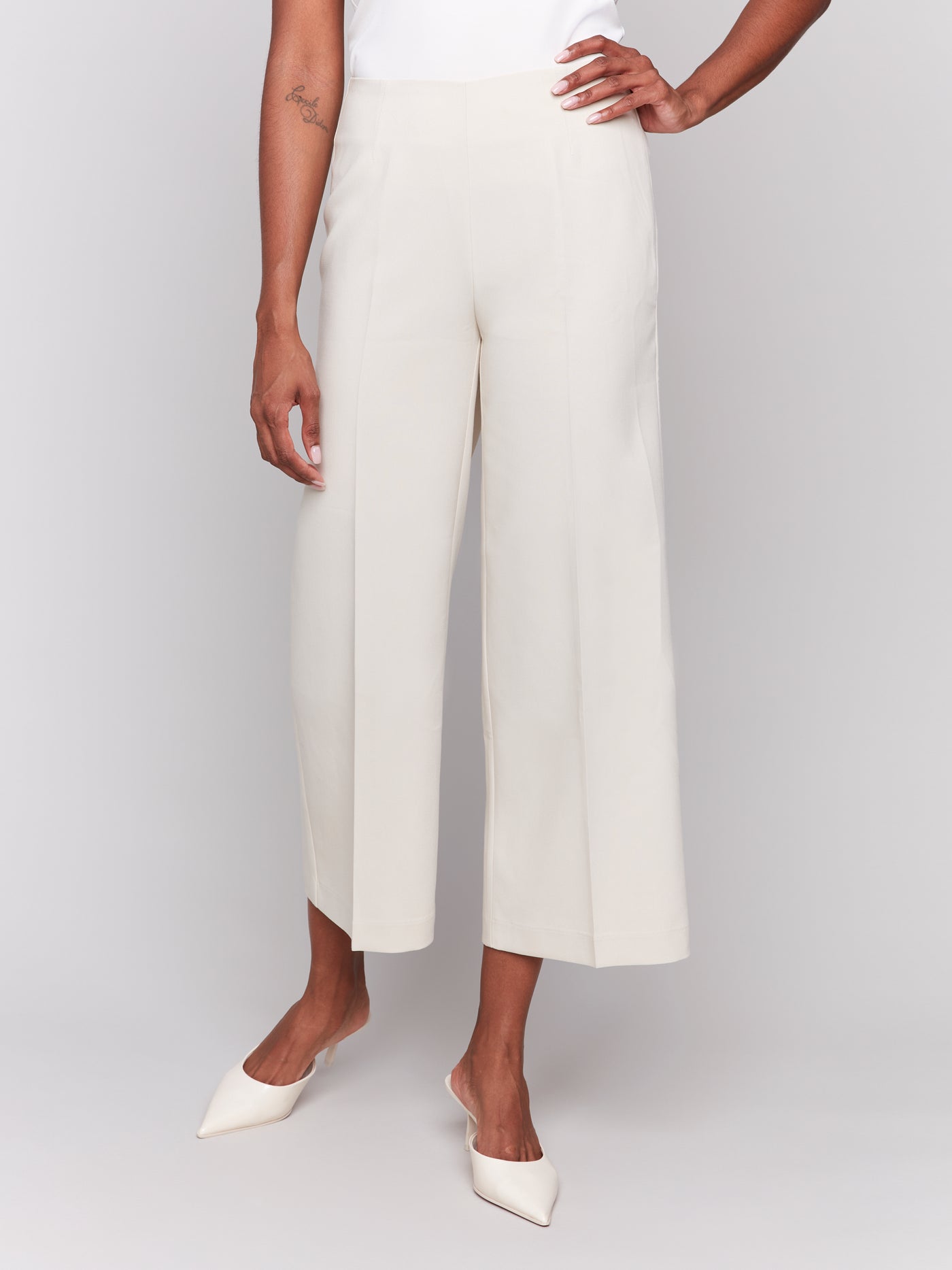 Cropped Wide Leg Pants Charlie B