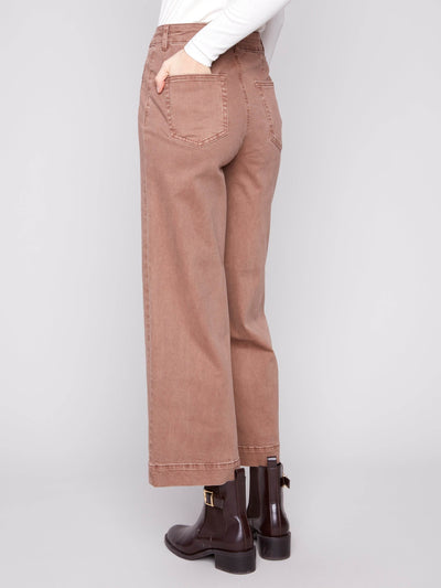 Patch Pocket Flare Twill Pants - Dream Pants