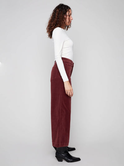 Patch Pocket Flare Corduroy Pants - Dream Pants