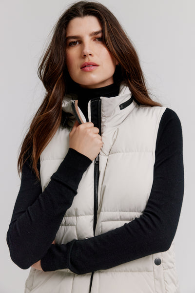 Super Light Quilted Vest W/ Side Snaps Nikki Jones