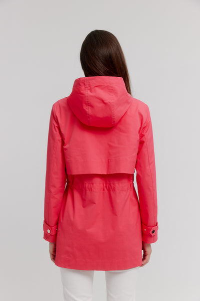 Nikki Jones Trench Style Anorak W/ Storm Flap 