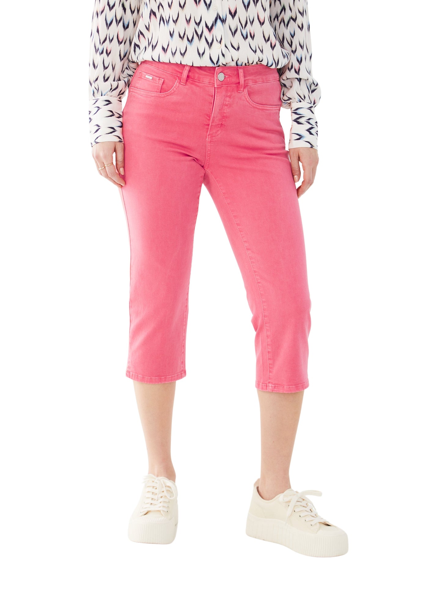 Olivia Slim Capri French Dressing Jeans