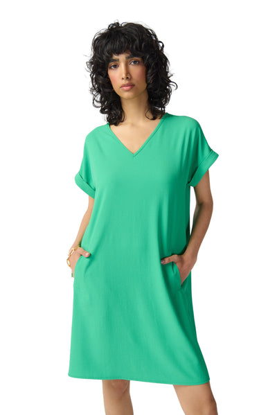 Stretch Woven Straight Dress Joseph Ribkoff