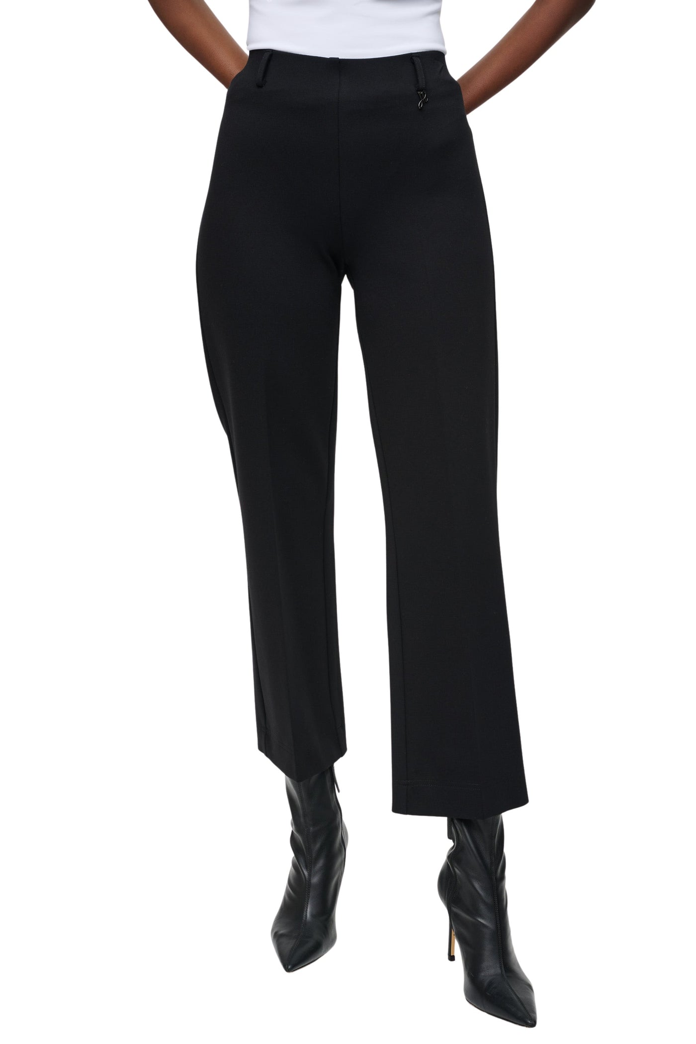 Heavy Knit Straight Pull-On Pants Joseph Ribkoff