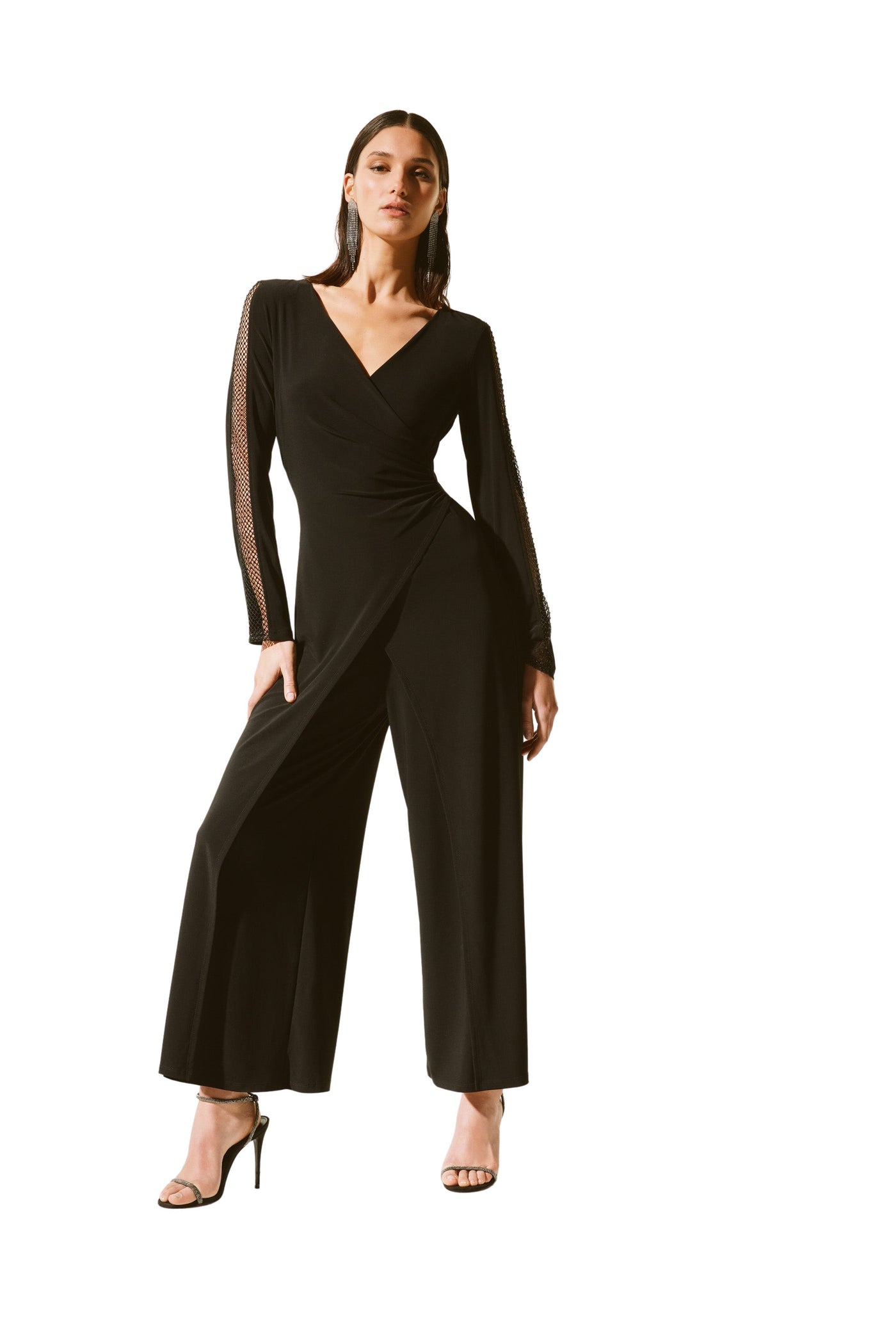 Silky Knit Culotte Jumpsuit Joseph Ribkoff