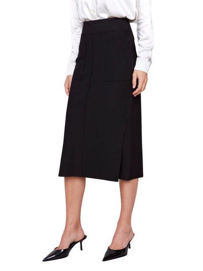 Gutsy Crepe Skirt with Patch Pockets Charlie B