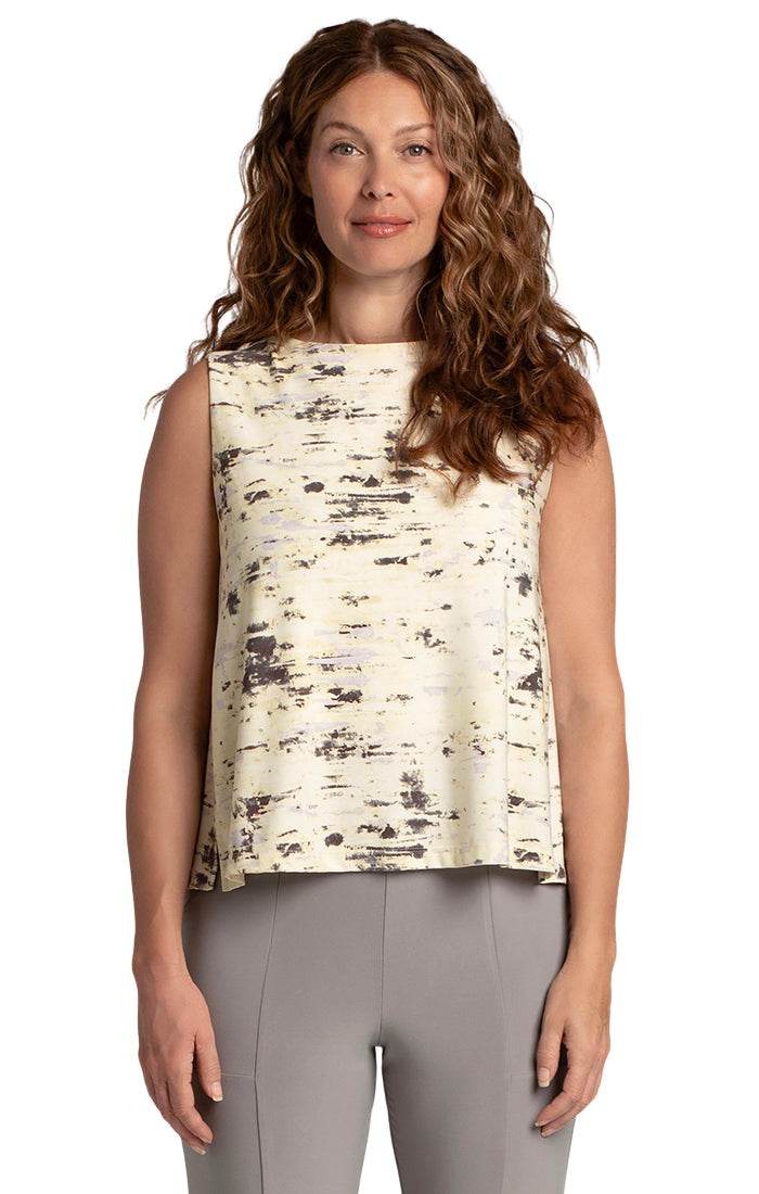 Flared Shell Top Print Sympli