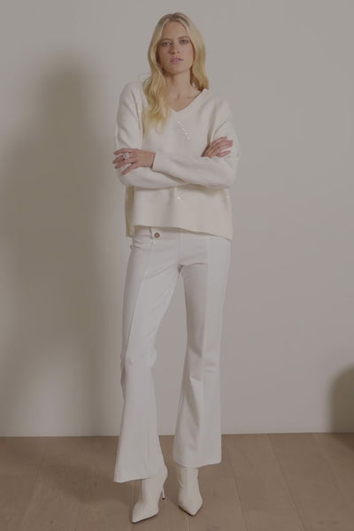 Pull en maille à sequins