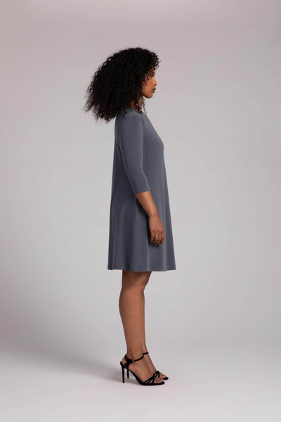 Nu Trapeze Dress, 3/4 Sleeve - Dream Pants