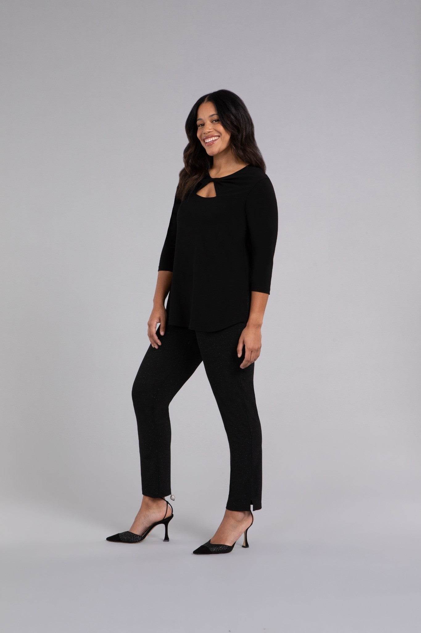 Twist Top, 3/4 Sleeves - Dream Pants