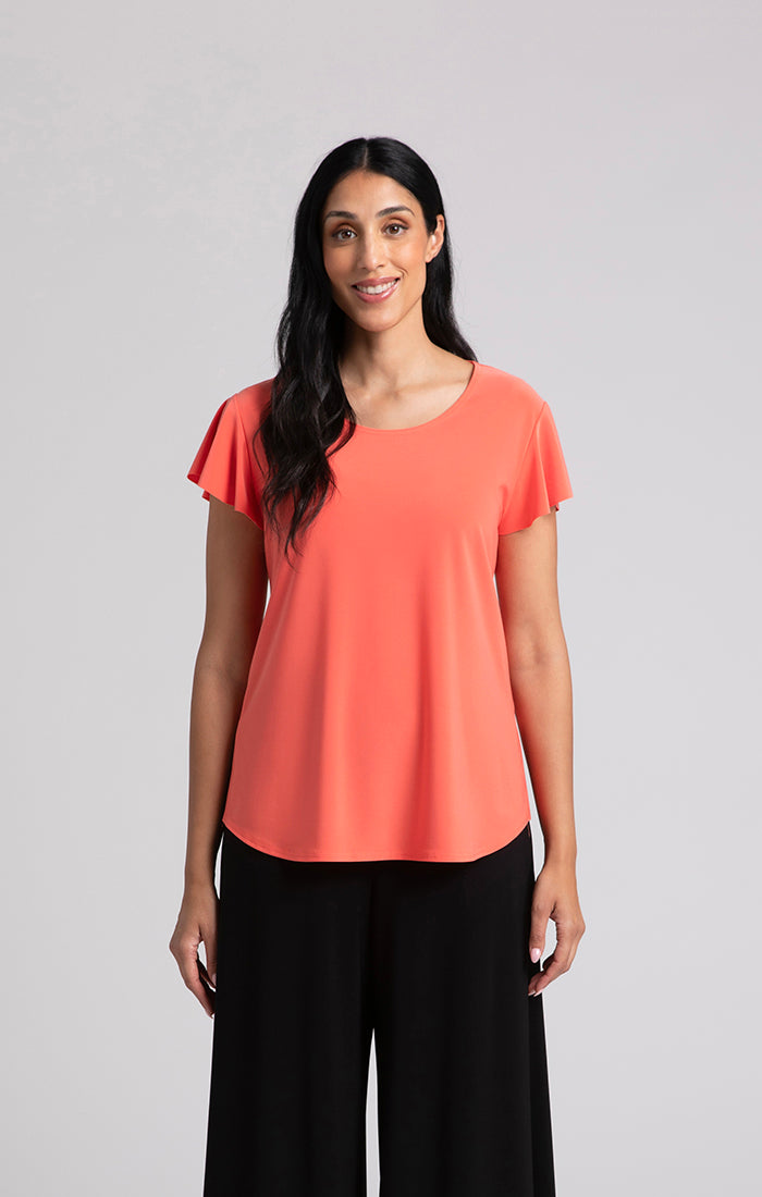 Sympli Flutter Top 