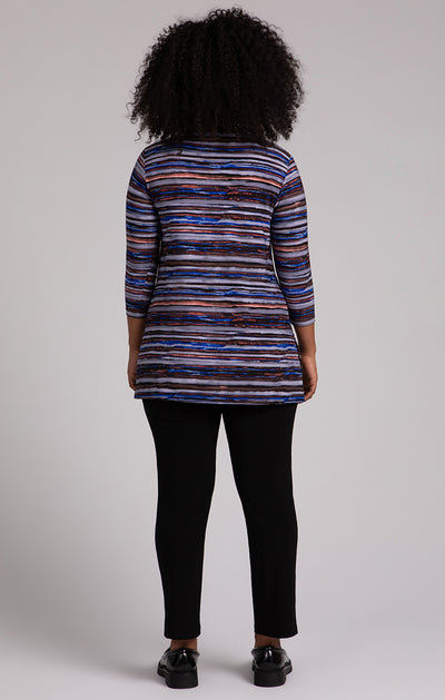 Nu Ideal V-Neck Tunic Print Sympli