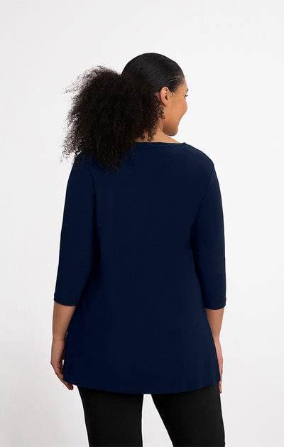 Sympli Nu Ideal Tunic, 3/4 Sleeves 