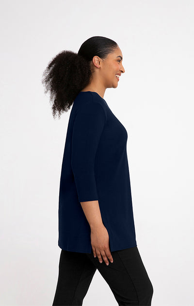 Sympli Nu Ideal Tunic, 3/4 Sleeves 