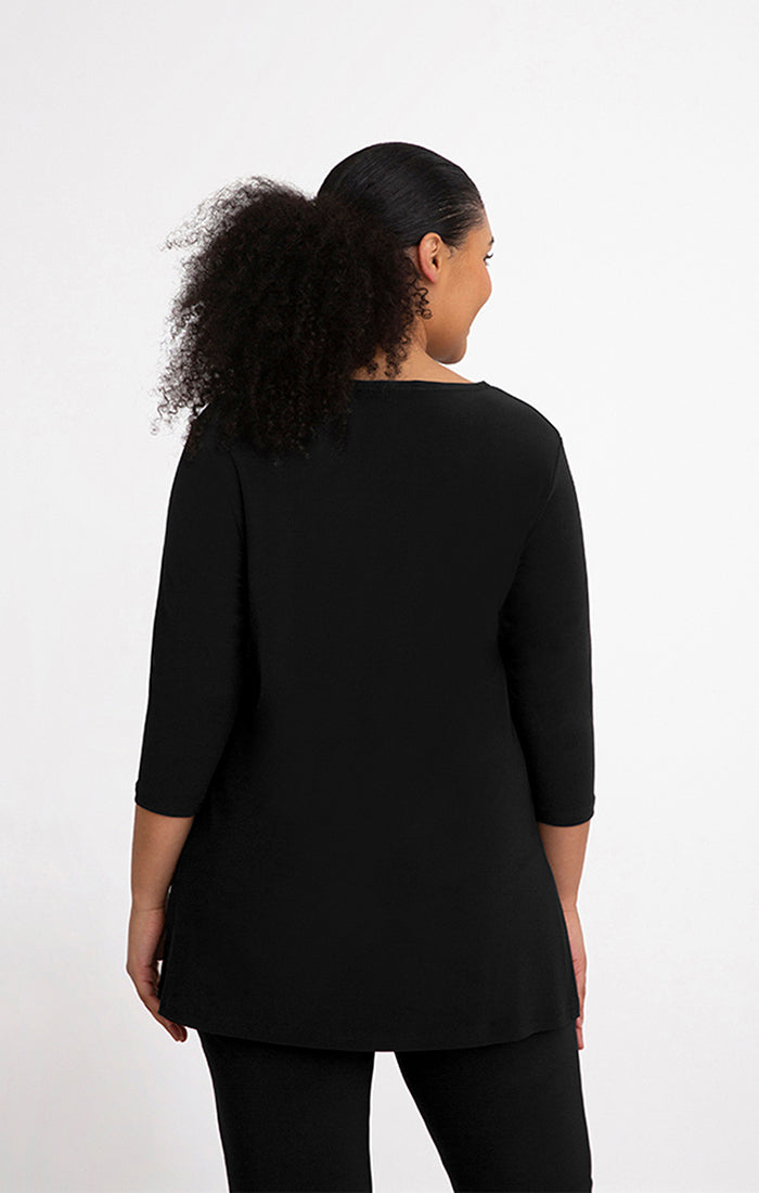 Sympli Nu Ideal Tunic, 3/4 Sleeves 