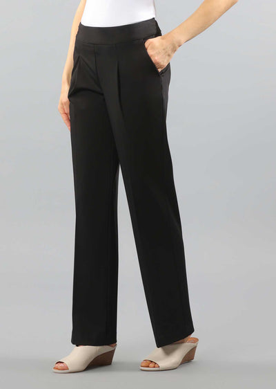 Lisette L Essentials Straight Pants w/ Pockets, Kathryn PDR 