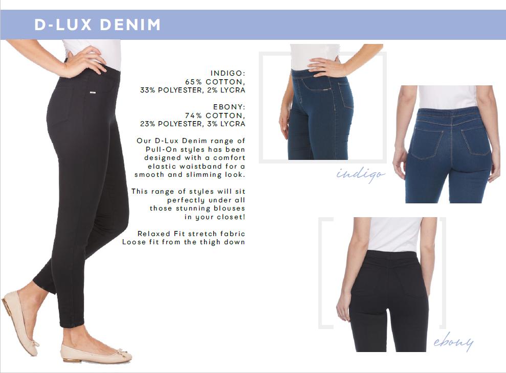 French Dressing Jeans Pull-On Slim Jegging D-LUX Denim 