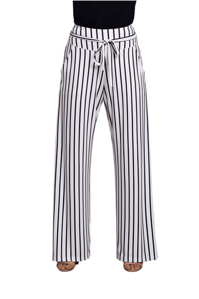 Stripe Wide Leg Trouser - Dream Pants